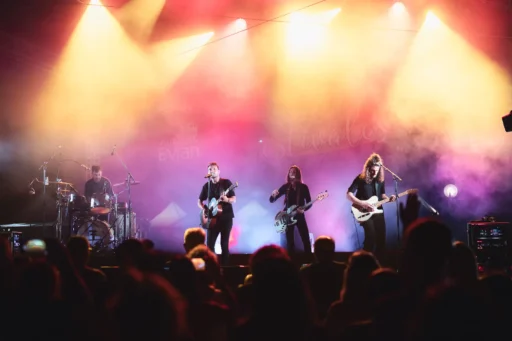 Le groupe de musique TELEGRAPH en représentation à Evian les Bains en 2024. Photo du photographe Rüdi Welter. Le groupe de musique TELEGRAPH en représentation à Evian les Bains en 2024. Photo du photographe Rüdi Welter.