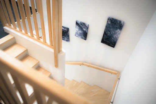 Photo immobilière de l'architecture d'un escalier. Photo du photographe Rüdi Welter. Photo immobilière de l'architecture d'un escalier. Photo du photographe Rüdi Welter.